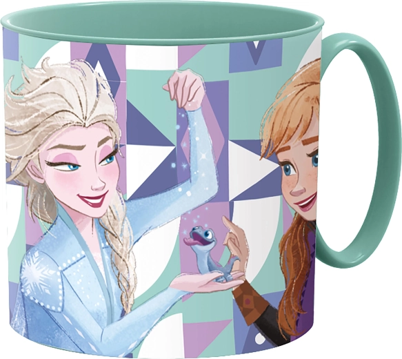 Детска пластмасова чаша Frozen 260 мл, синя
