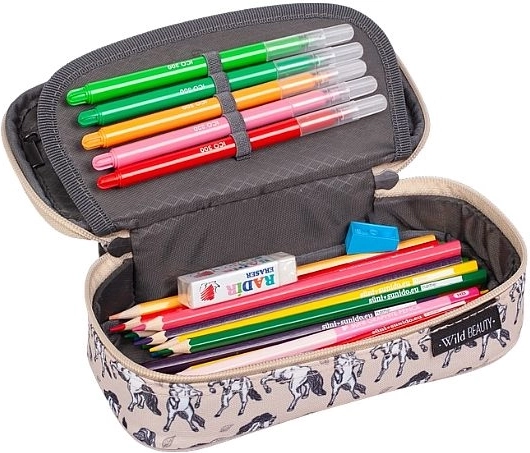Clear organization of writing supplies