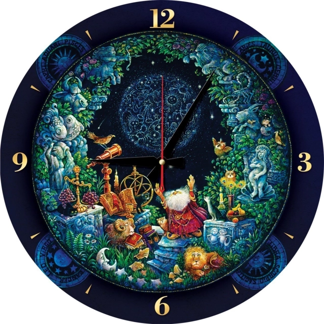 ART PUZZLE Astrology Clock Puzzle, 570 pieces, with frame