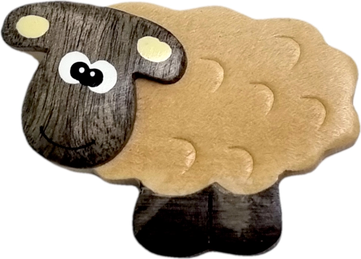 Wooden sheep magnet 2Kids Toys