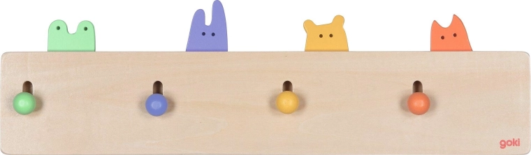 Goki Kuckulino wall coat rack with animals