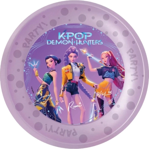 Demon Hunters reusable plates 21 cm (4 pcs)