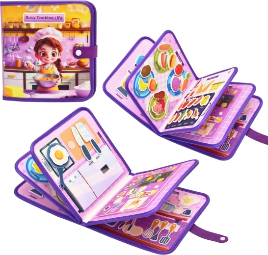 2Kids Toys сензорна busy книга Готвене