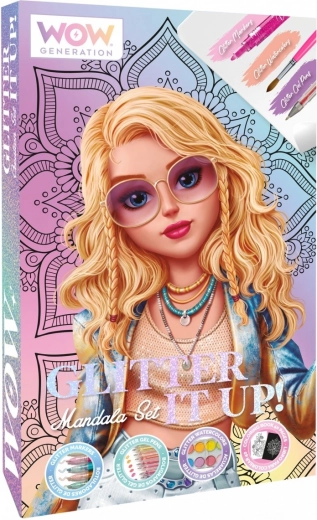 Творчески комплект Mandala Glitter