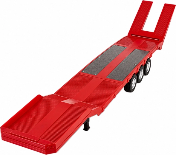 Electric ramps and support legs controlled from the transmitter