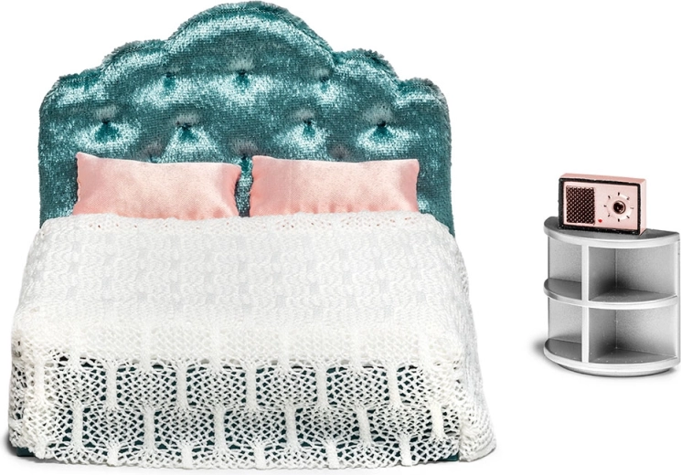 Спален комплект мебели Lundby за къща за кукли