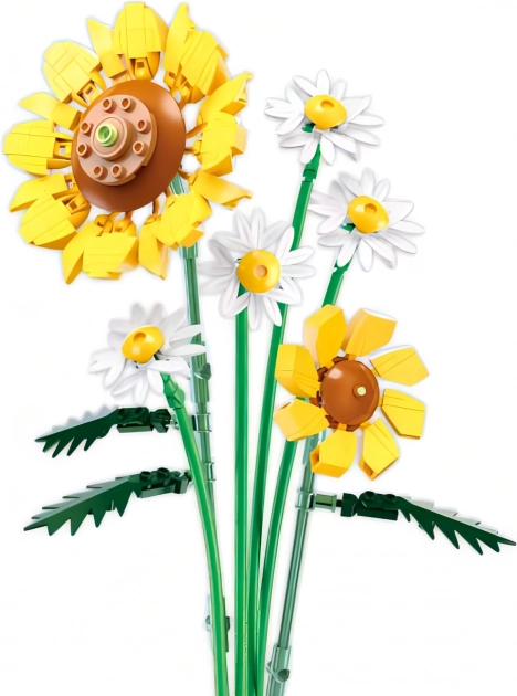 Sluban Flowers слънчогледи и маргаритки конструктор