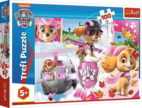 Пъзел 100 части – PAW PATROL Skye в действие