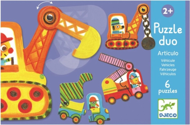 Puzzle Duo Cars in Motion
