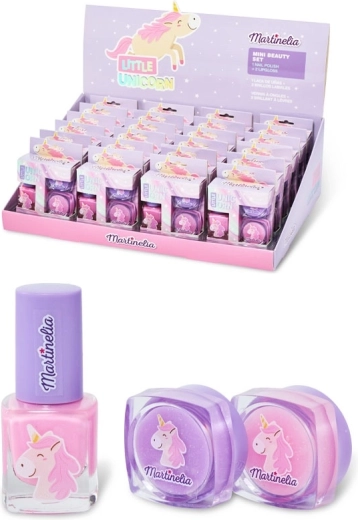 Martinelia small unicorn set – lip glosses and nail polish - 1 piece