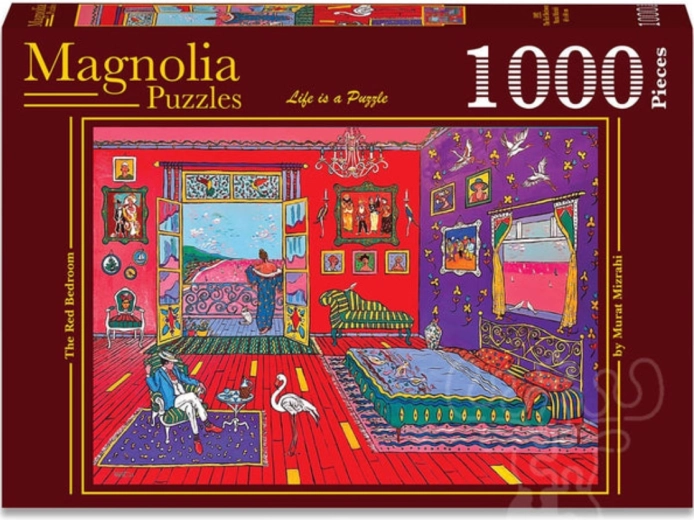 Magnolia Puzzle – Red Bedroom (1000 pieces)
