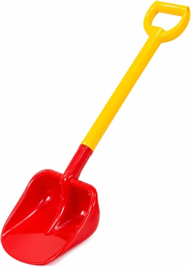 Wide shovel for sand and light soil
