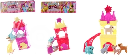 Animals with a Little House – Dog Set with Slide