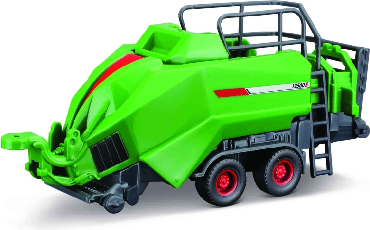 Подаръчен комплект Bburago farm трактор – Fendt 1050 Vario с 3 ремаркета (10 см)