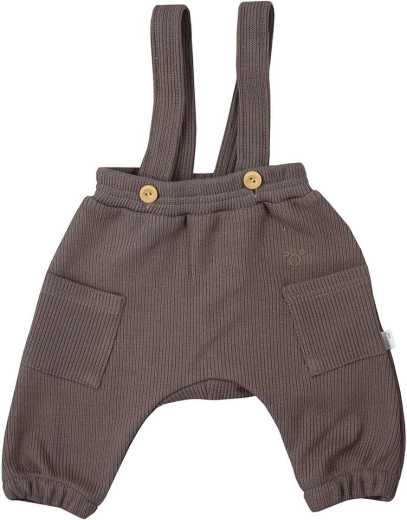 Koala Pure brown baby overalls