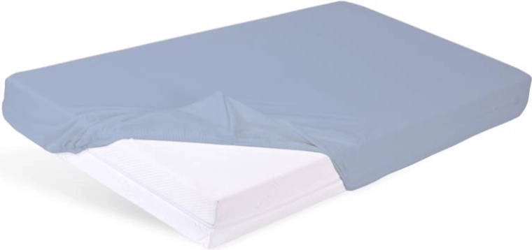 Babymatex waterproof fitted sheet Bamboo light blue 60 × 120 cm
