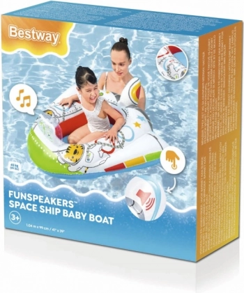 Надуваема лодка Bestway Funspeakers „Космически кораб“