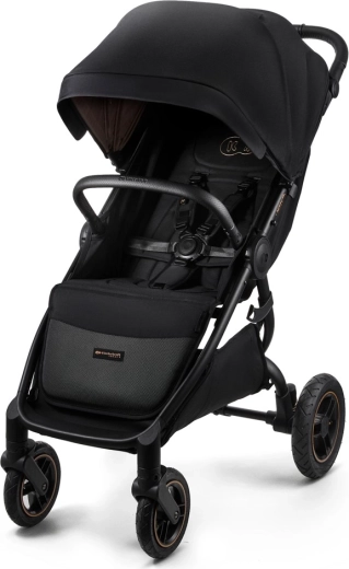 Спортна детска количка Kinderkraft Mitzy Air Black с надуваеми гуми