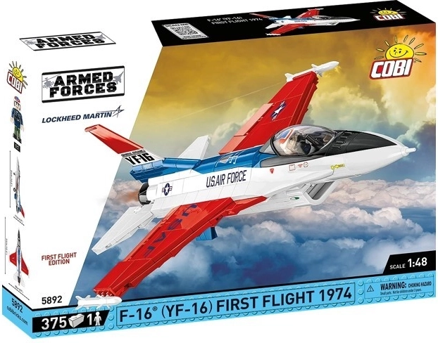 Конструктор самолет YF‑116 First Flight 1974 – 375 части