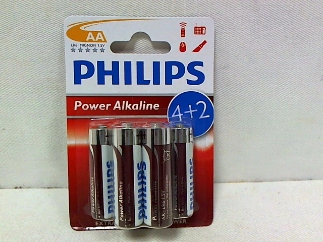 Алкална батерия Philips AA LR6