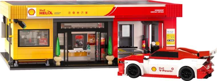Автентична сервизна станция Shell