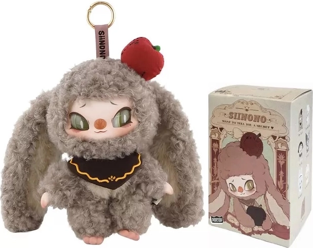Letsvan Sinono collectible plush keychain blind box Tell Me a Secret - 1 piece
