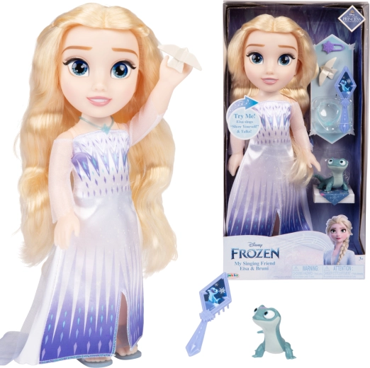 Пееща кукла DISNEY PRINCESS Елза Frozen 35 см с аксесоари