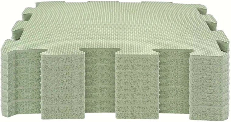 NIDO NIDO пъзел пяна подложка за игра 9 части sage green