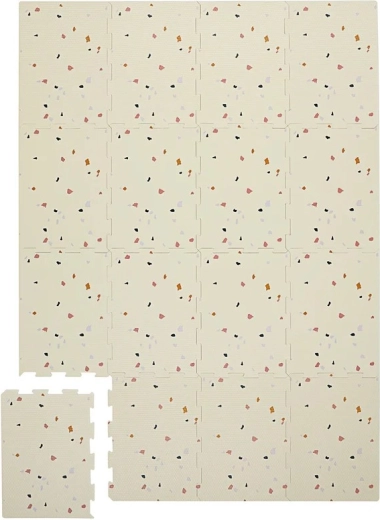 3 Sprouts пяна подложка за игра terrazzo cream