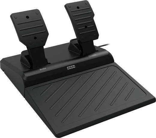 Accelerator and brake pedals