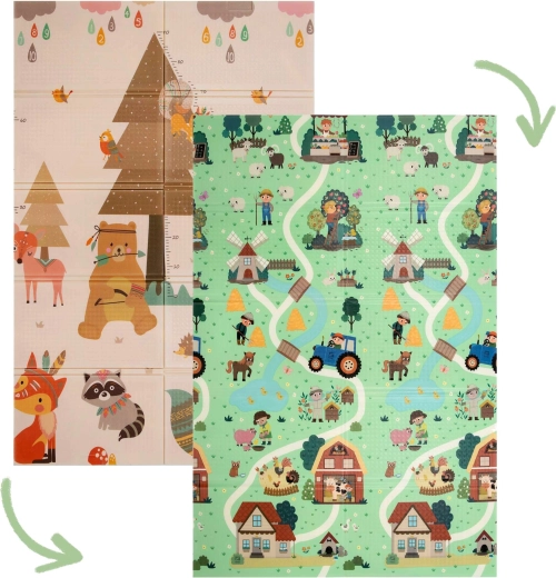 Двустранен дизайн за учене и забавление