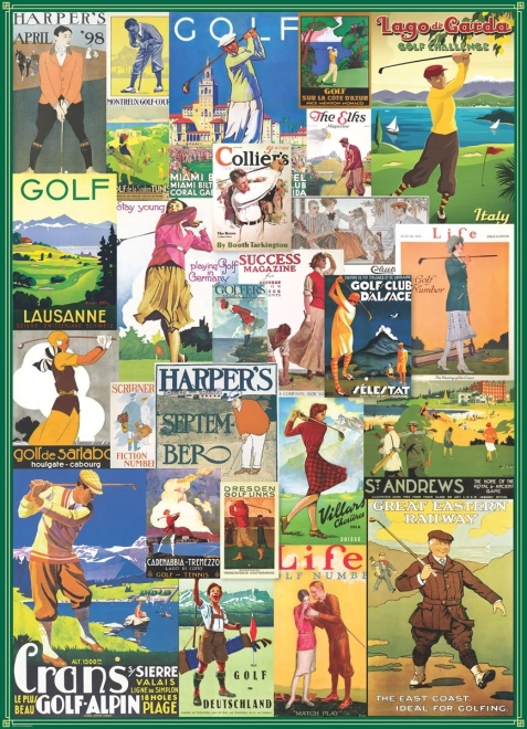 EUROGRAPHICS Puzzle World Golf 1000 Pieces