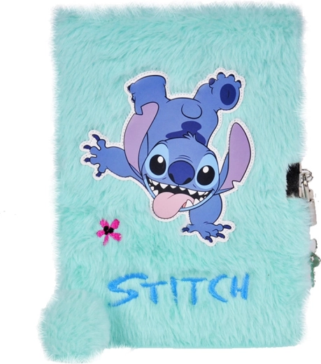 Fluffy Lilo & Stitch notebook