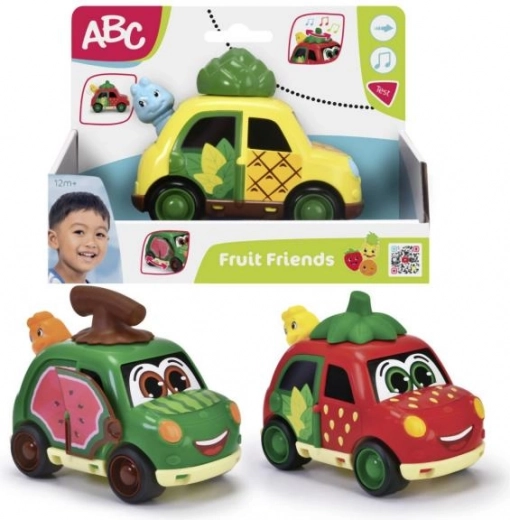 ABC fruity car 12 cm, 3 variants