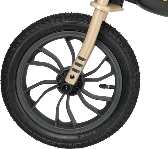 Inflatable tires for stable riding