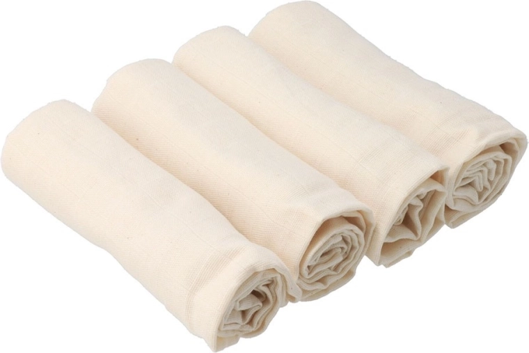 New Baby Softy Organic Cotton Cloth Diapers 70 × 70 cm, 4 pcs