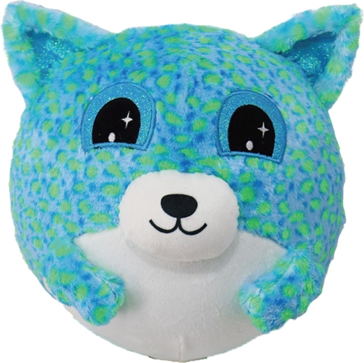 Inflatable plush buddy – blue teddy bear 15 cm