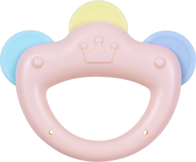 BABY MIX Crown-Shaped Teether with Rattle