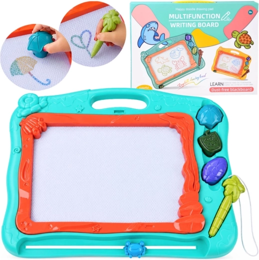 Magnetic Drawing Board Underwater World with Stamps and Stylus