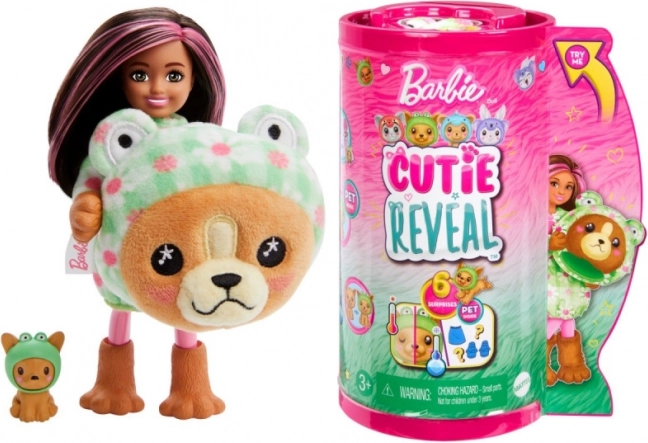Barbie Cutie Reveal кукла Chelsea кученце – жабка