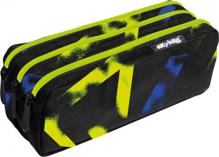 Line Boy Triple-Zip Pencil Case