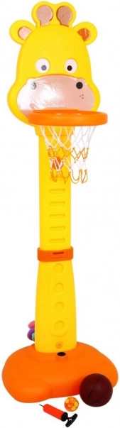Giraffe Sports Set 4-in-1 for Kids 3+ – Basketball, Ring Toss, Suction-Cup Darts and Growth Chart