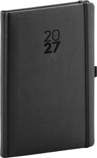 Notique weekly diary Diamante 2027 black 15 × 21 cm