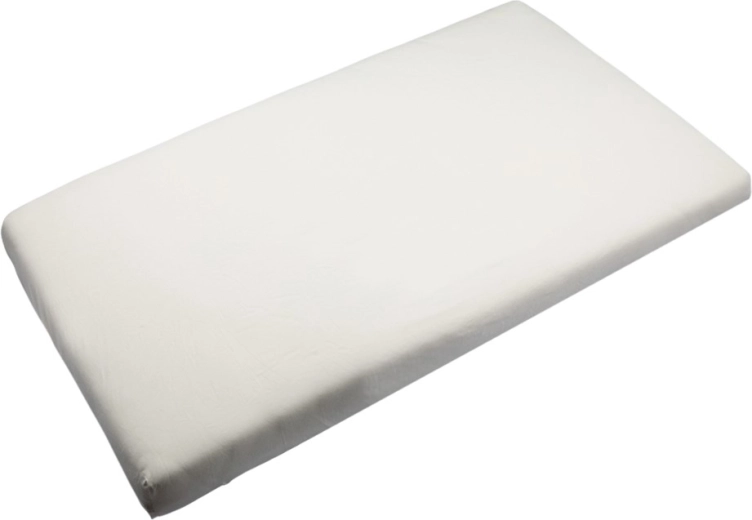 Timboo bamboo fitted sheet Soft 40 × 90 cm Daisy White