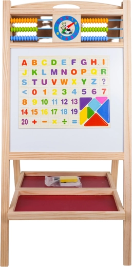 Double-sided surface for writing and drawing