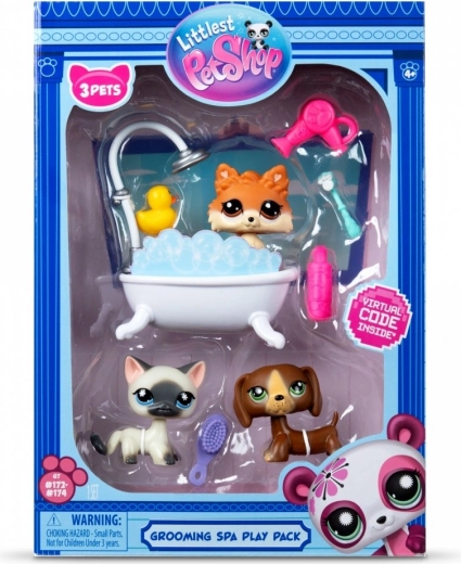 Комплект Littlest Pet Shop SPA G7 S3 с 3 фигурки