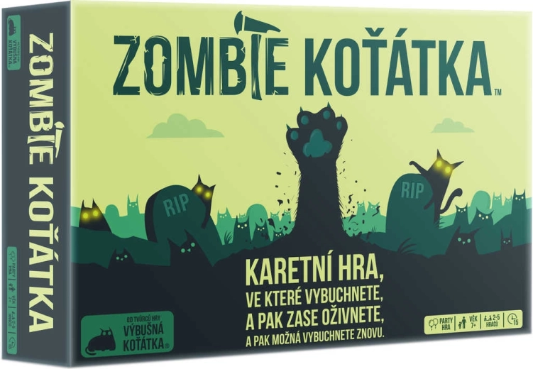 Зомби котенца – картова игра