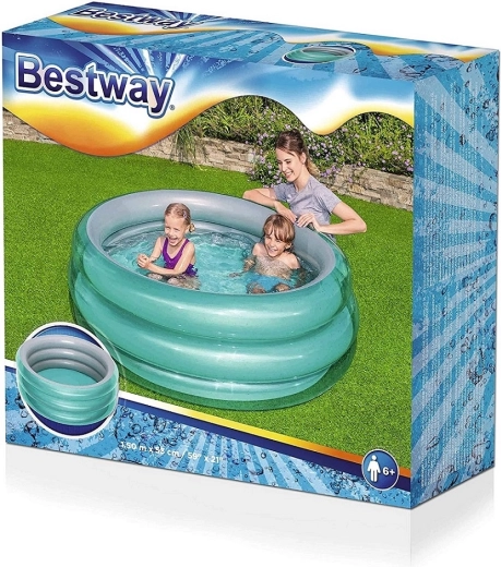 Soft inflatable walls for comfortable play