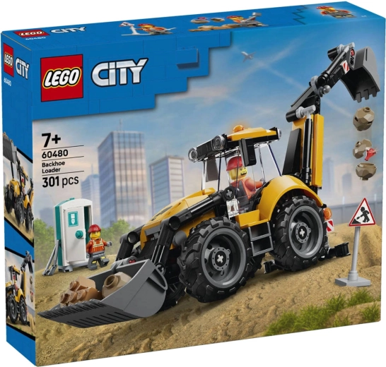 LEGO City Жълт багер-товарач