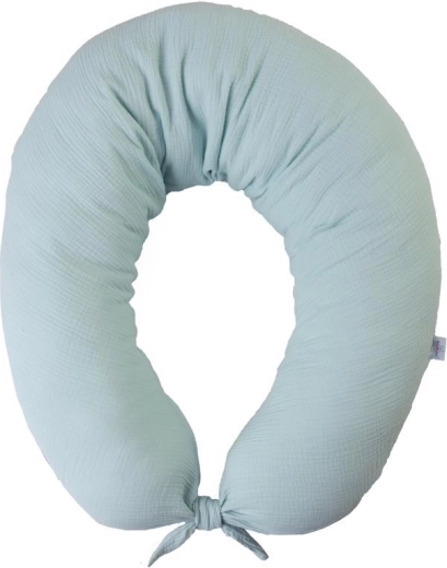 Babymatex muslin nursing pillow Moon light turquoise 260 cm